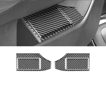 Прокладка из Углеродного Волокна для BMW 1998-2003 5 Серии E39 Детали Модификации Интерьера Задняя Дверь Крышка Пепельницы Декоративная Наклейка
