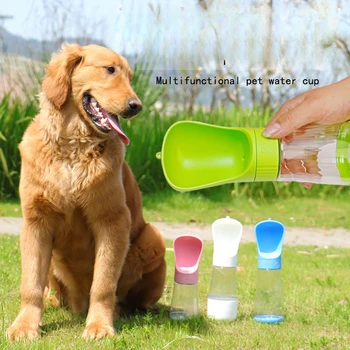 Портативная бутылка для воды для маленьких и крупных собак, Щенок для прогулок на свежем воздухе, Бутылка для воды для домашних животных, Поилка для кошек, Принадлежности для собак